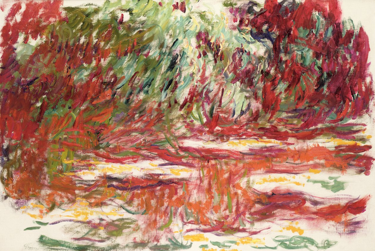 Leknínový rybník, 1918-19 od Claude Monet