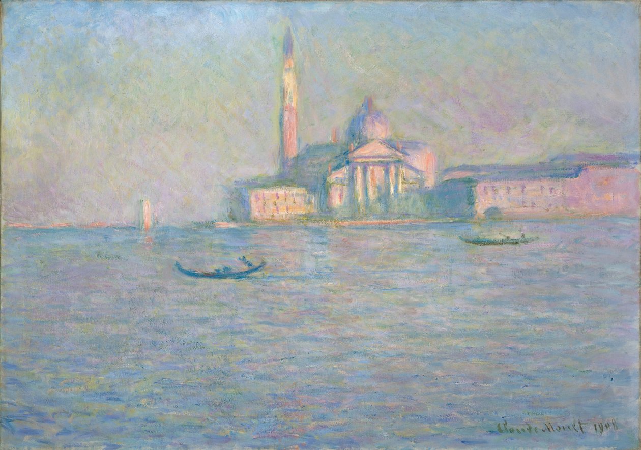 Kostel San Giorgio Maggiore, Benátky od Claude Monet