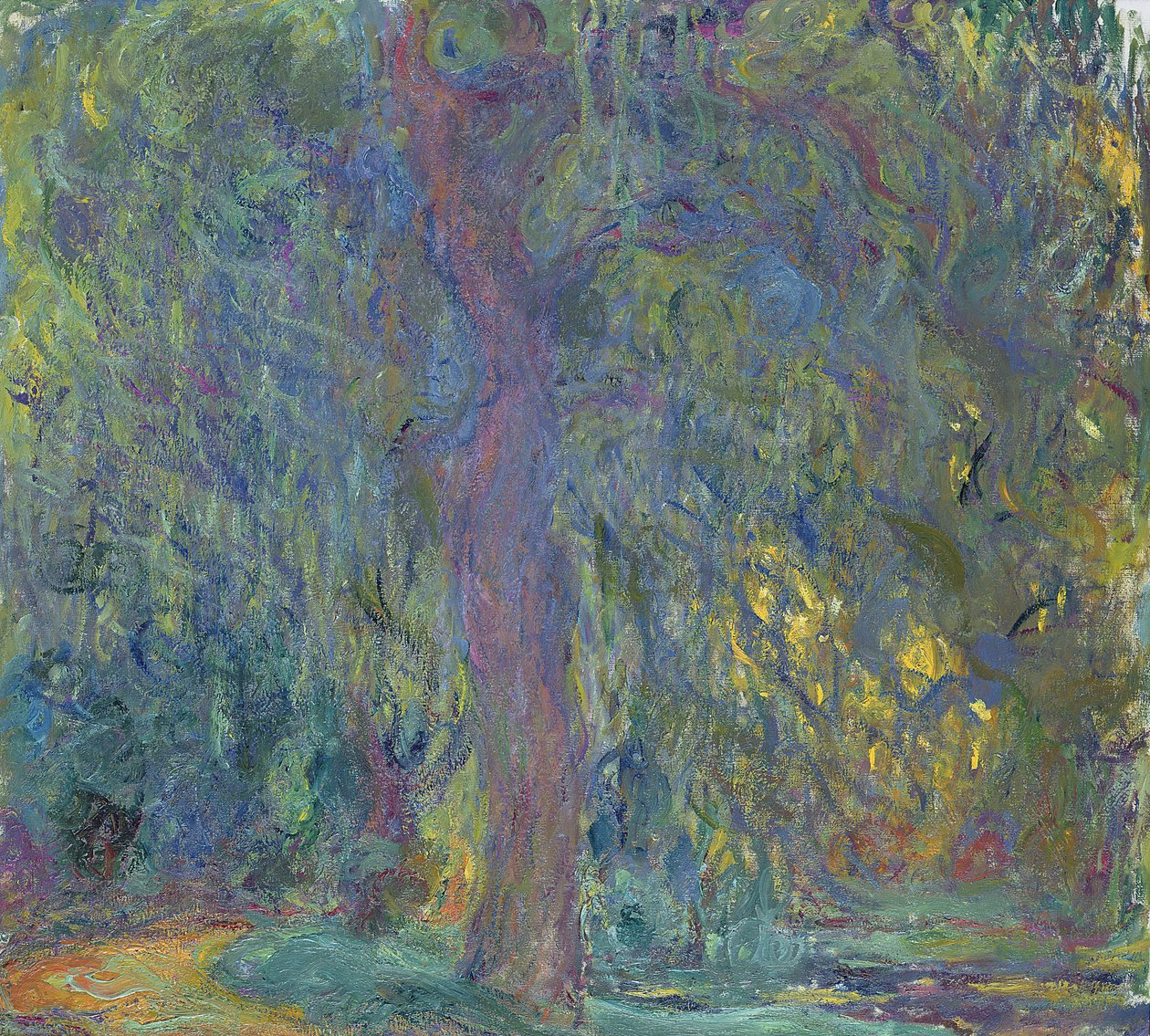 Smuteční vrba, 1918-19 od Claude Monet