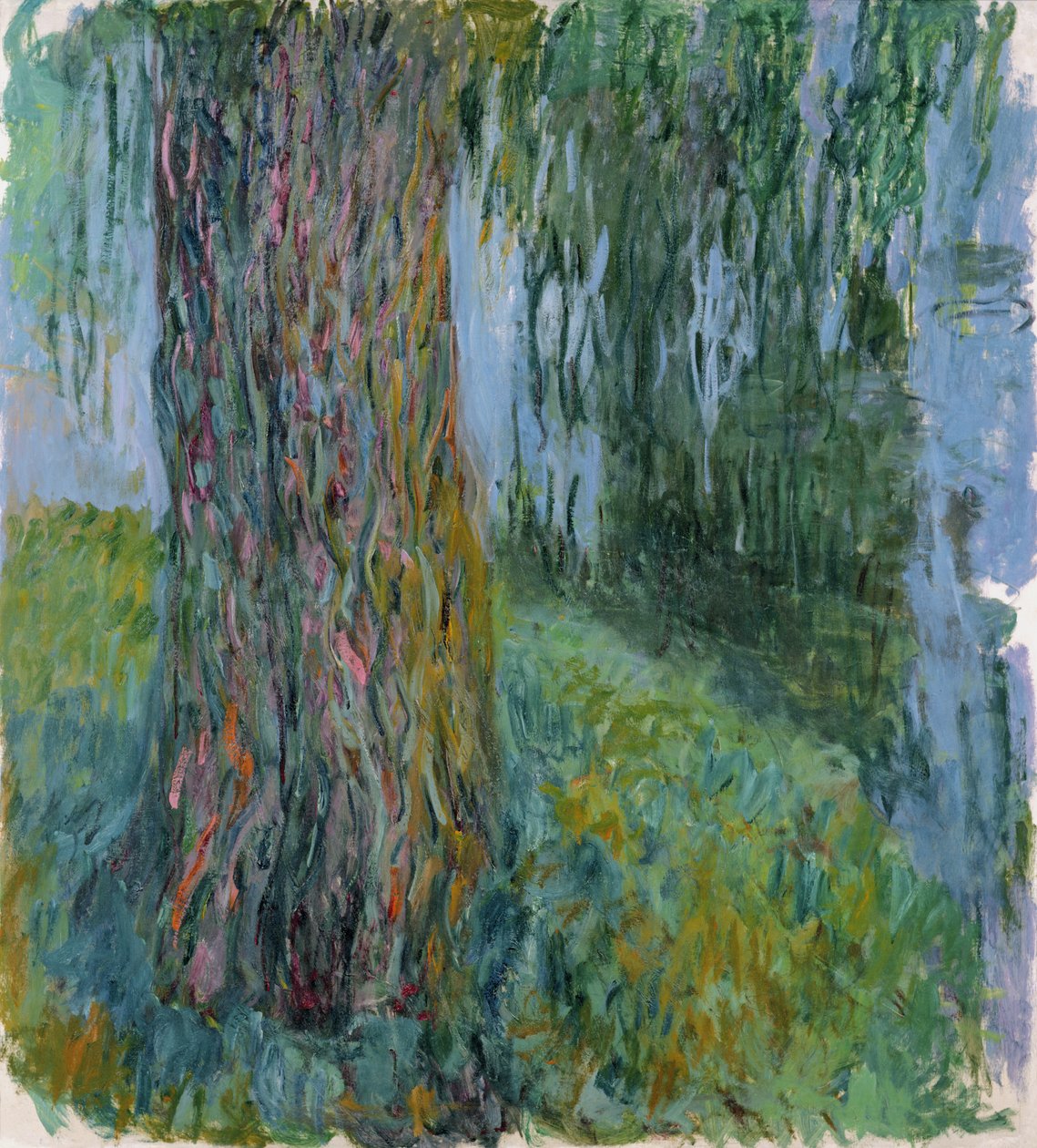 Smuteční vrba a leknín, 1916-19 (viz detail 414404) od Claude Monet