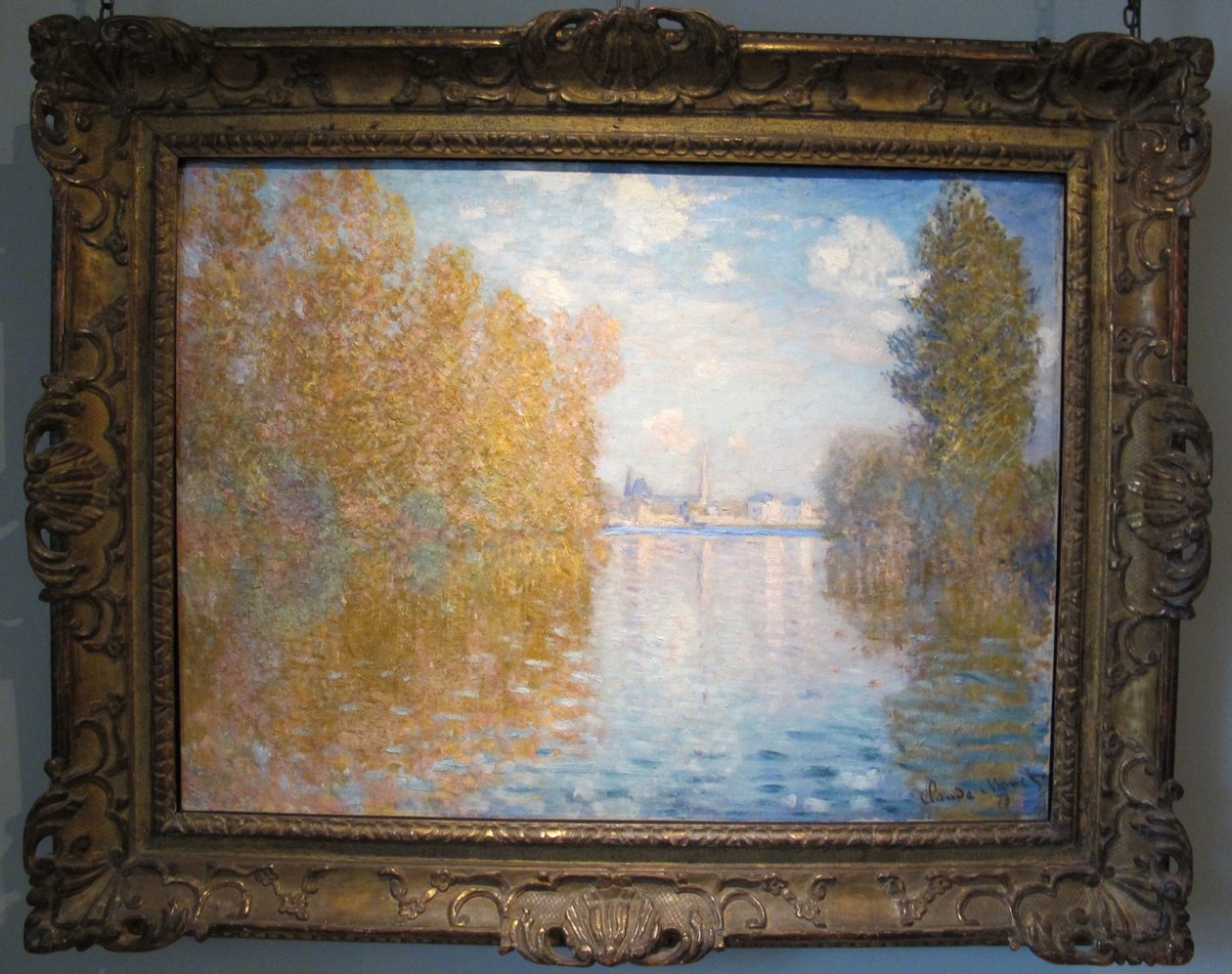podzimní efekt v argenteuil od Claude Monet