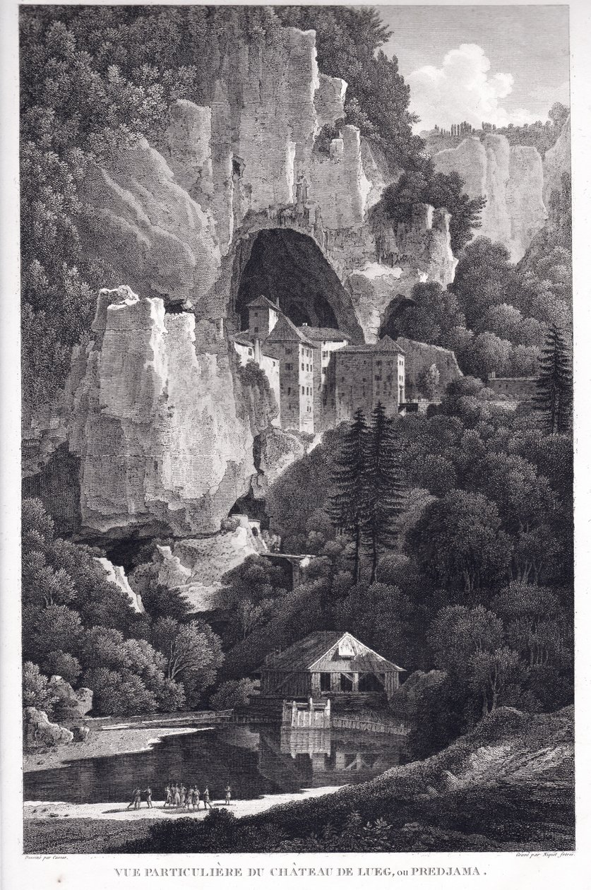 Hrad Predjama od Claude Niquet
