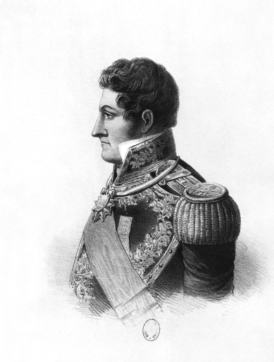 Juan Manuel de Rosas (1793-1877) od Claude Sauvageot