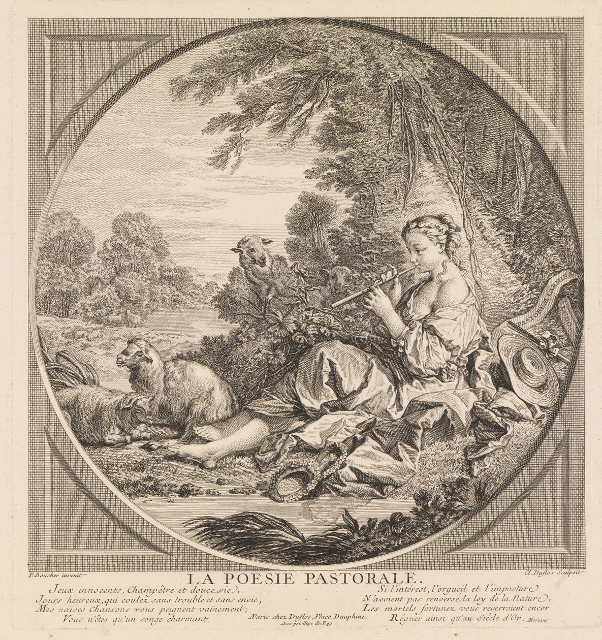 Pastýřská poezie od Claude Agustin Duflos