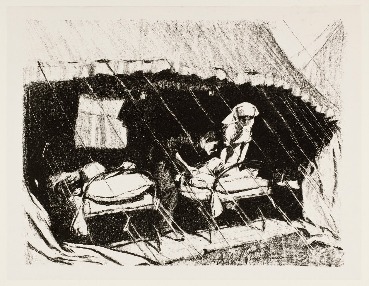 „Stanice pro čištění obětí ve Francii“, 1917 od Claude Allin Shepperson