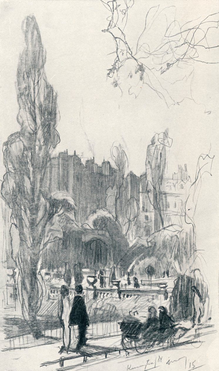 V Kensington Gardens - Stage One, c1920 od Claude Allin Shepperson