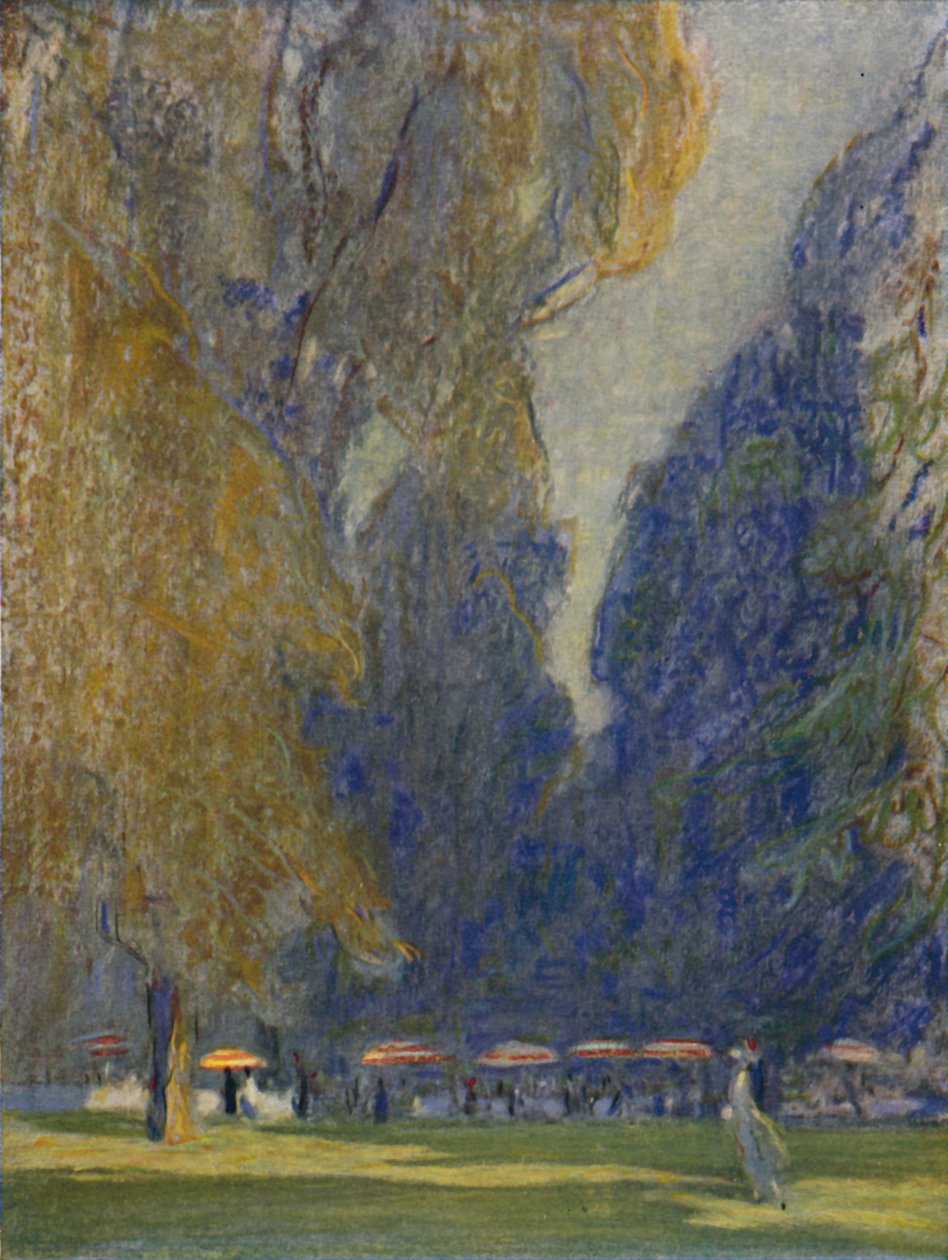 Čaj v Kensingtonských zahradách, 1914, 1920 od Claude Allin Shepperson