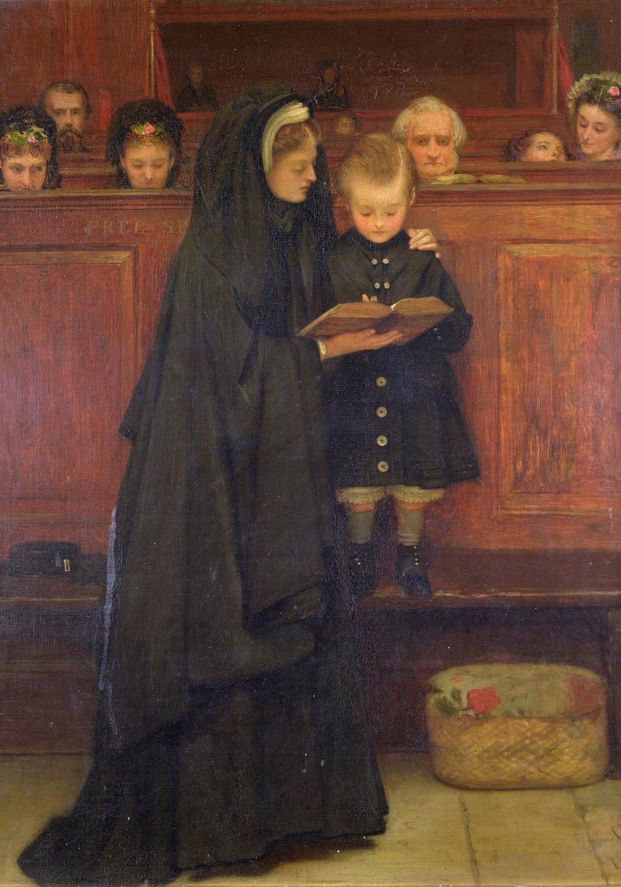 V kostele, 1869 od Claude Andrew Calthrop