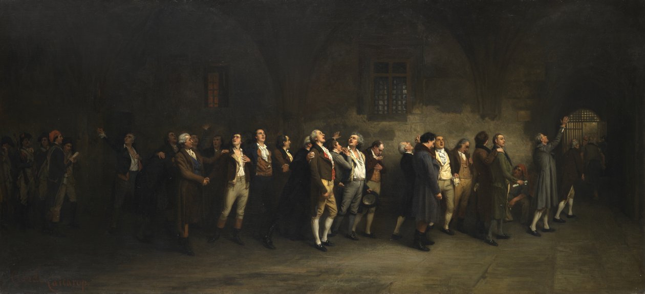 Poslední píseň Girondinů od Claude Andrew Calthrop