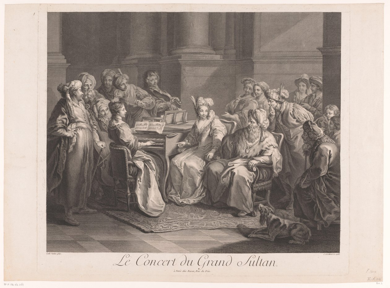 Koncert pro sultána Le Concert du Grand Sultan (název na objektu) od Claude Antoine Littret de Montigny