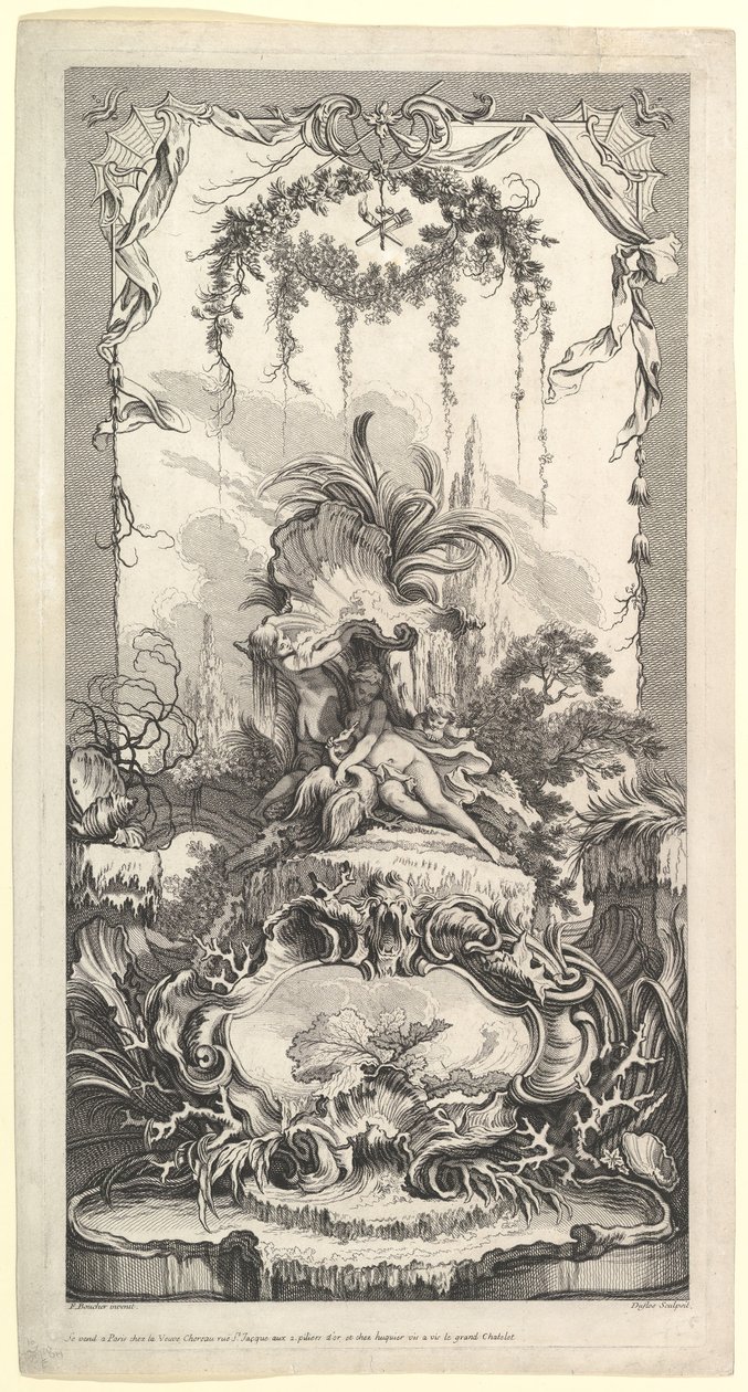 Leda a Swan.n.d. od Claude Augustin Duflos