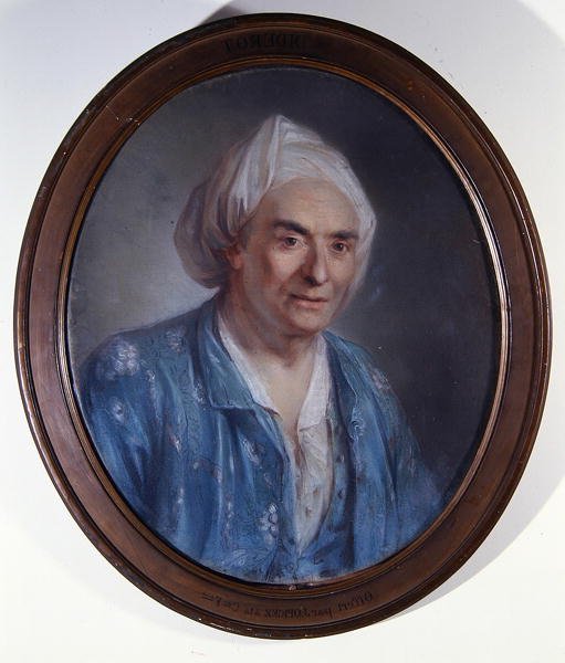 Portrét Denise Diderota (1713-84) kolem roku 1763 (olej na plátně) od Claude Bornet