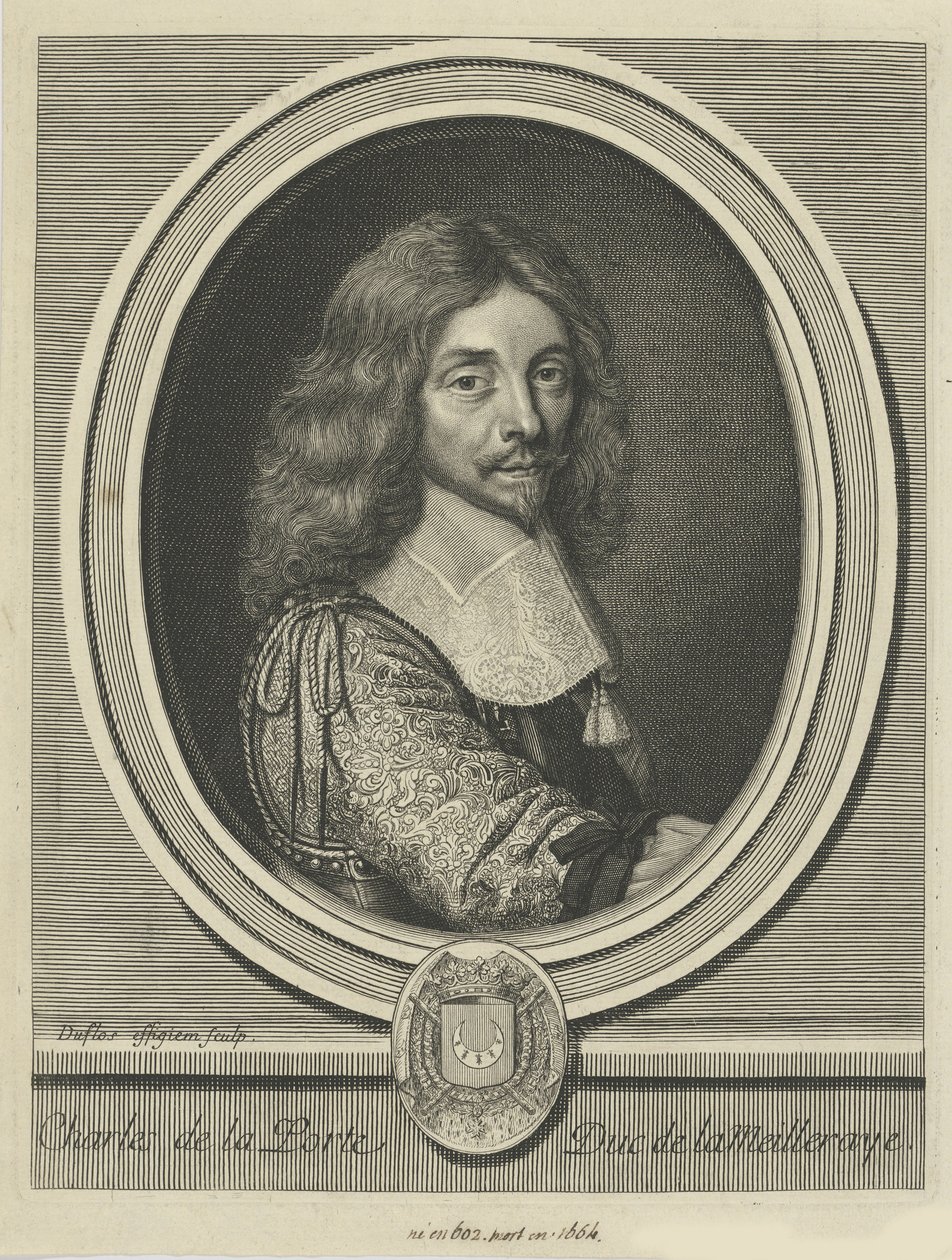 Charles de la Porte, vévoda de la Meilleraye 1602-1664, asi 1690. od Claude Duflos