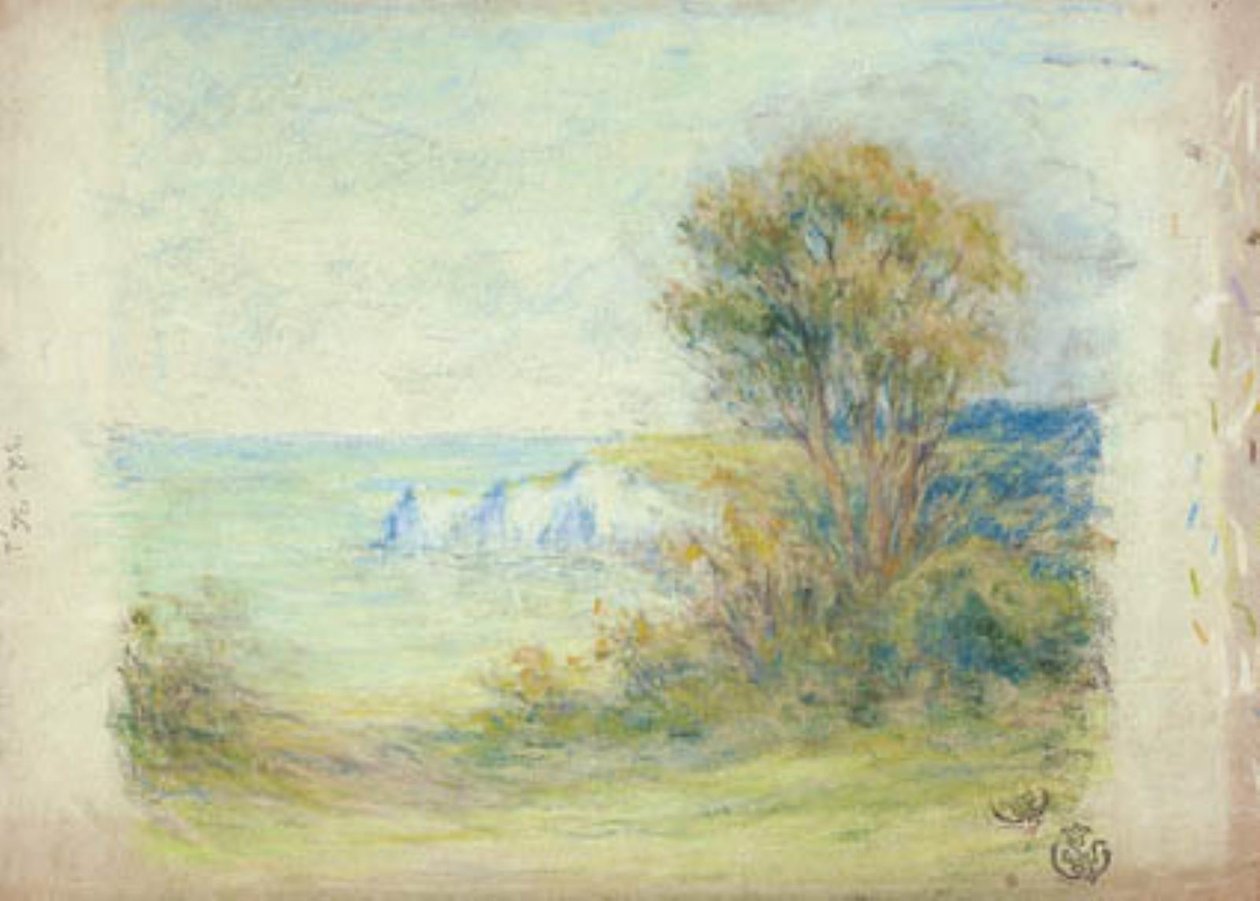 Útesy v Etretatu od Claude Emile Schuffenecker