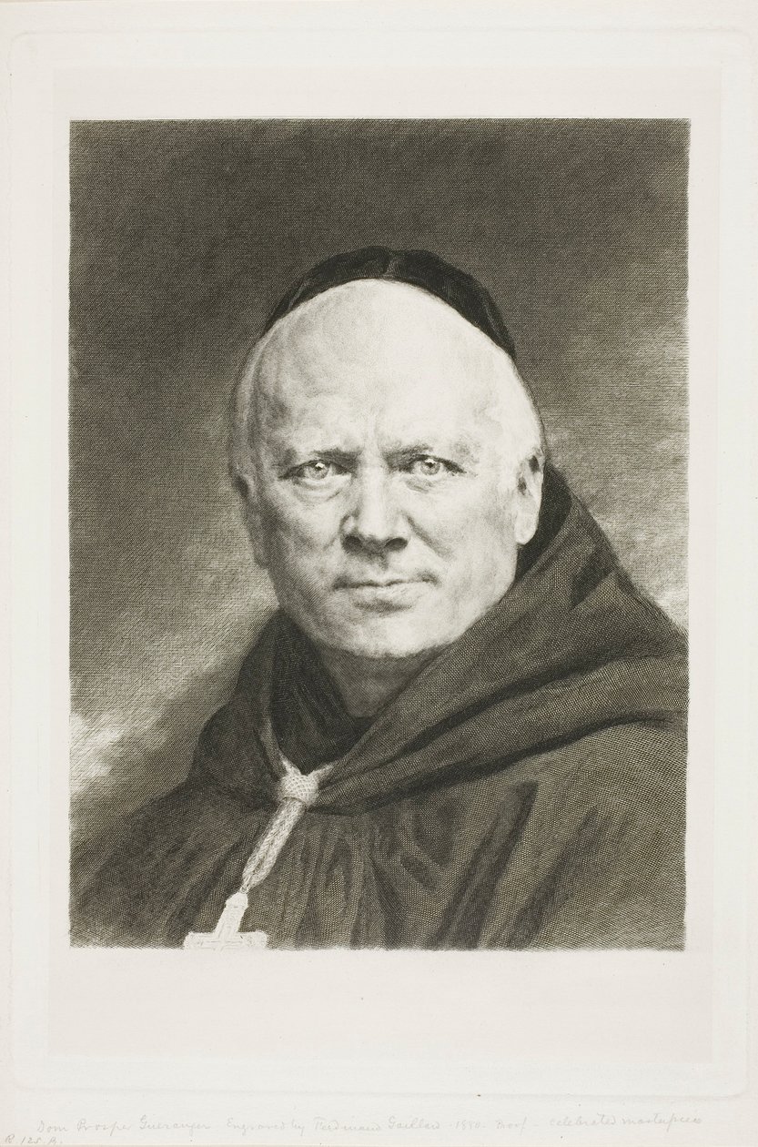 Dom Prosper Guéranger, opat ze Solesmes od Claude Ferdinand Gaillard