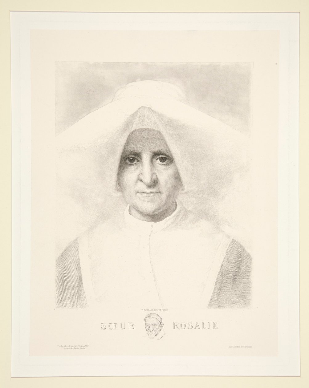 sestra Rosalie (sestra Rosalie) od Claude Ferdinand Gaillard
