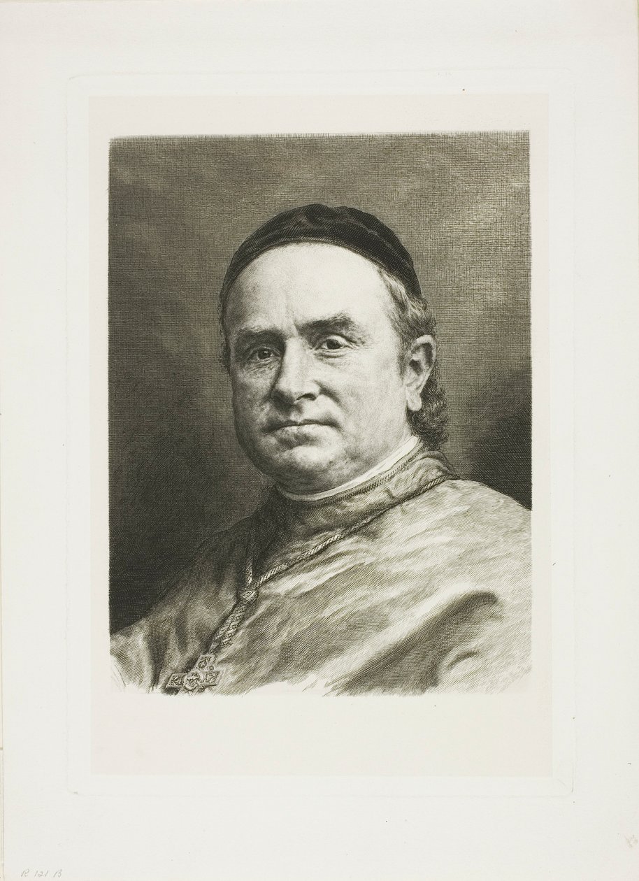 Mons. Pie, biskup z Poitiers od Claude Ferdinand Gaillard