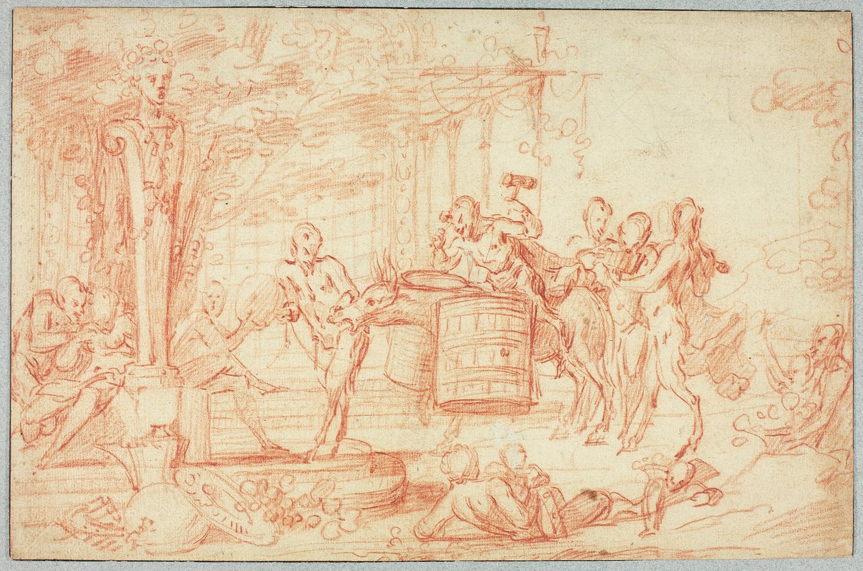 Bacchanal od Claude Gillot