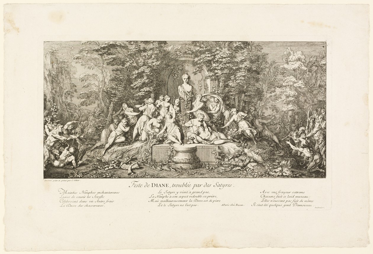Dianina oslava od Claude Gillot