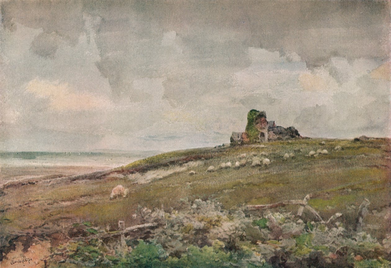 Stará zřícenina v Suffolku, c1915 od Claude Hayes