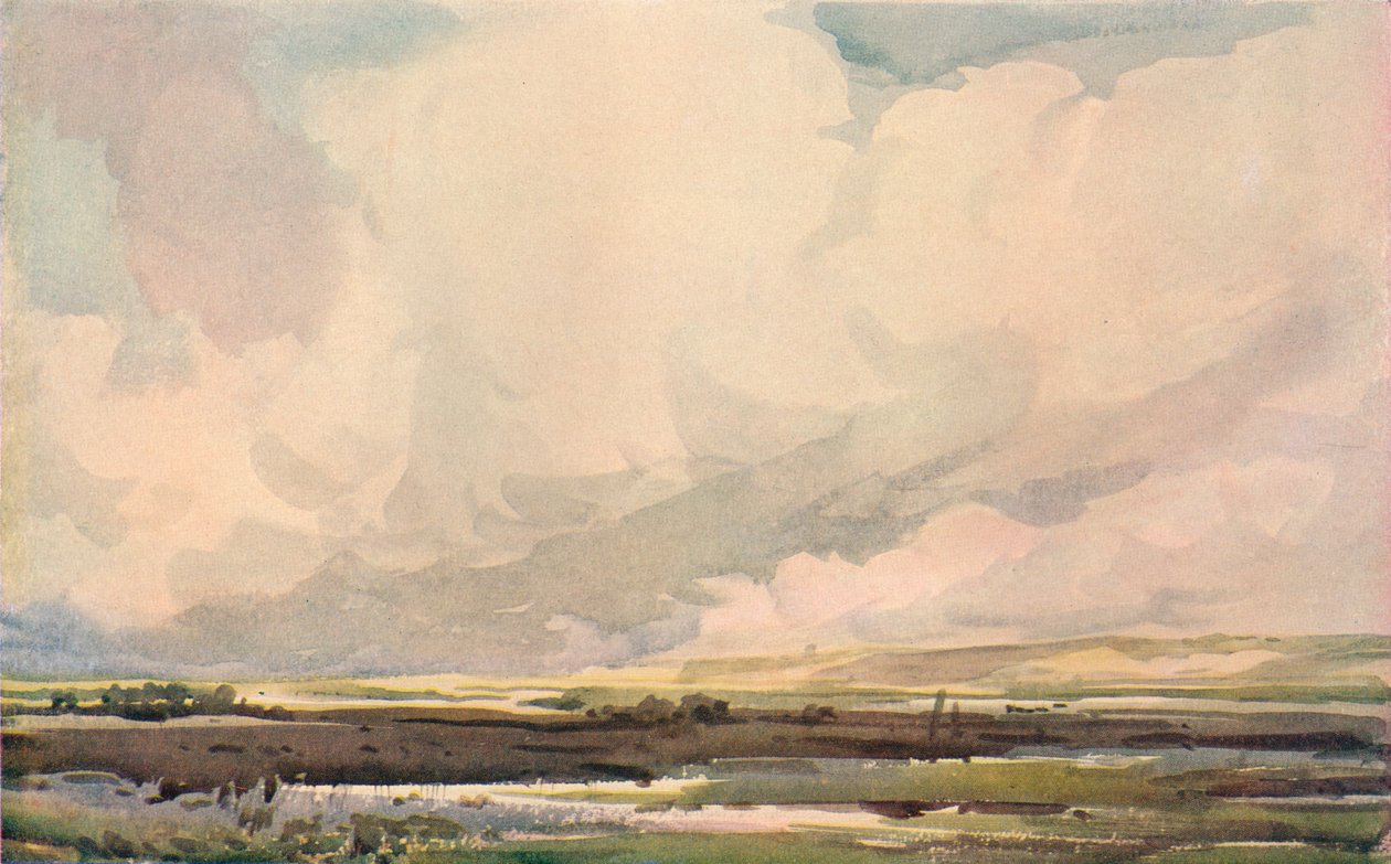 Blízko Dunwiche, Suffolk, c1910 od Claude Hayes