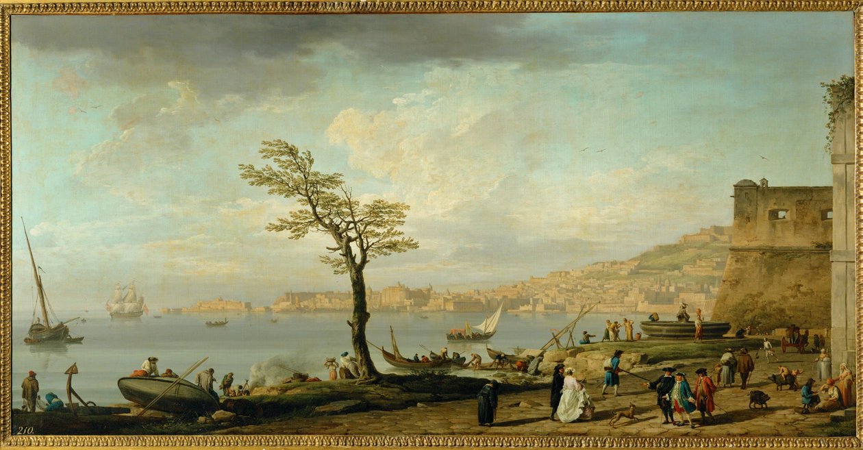 Pohled na Neapolský záliv ... od Claude Joseph Vernet