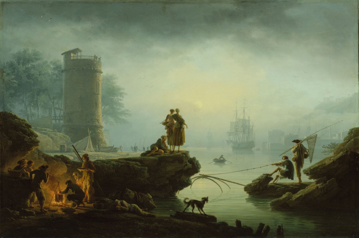 Ráno od Claude Joseph Vernet