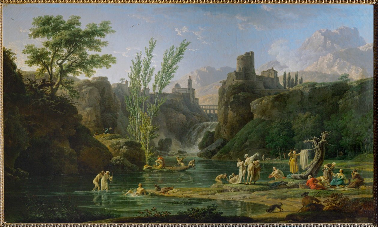Dobré ráno, koupající se... od Claude Joseph Vernet