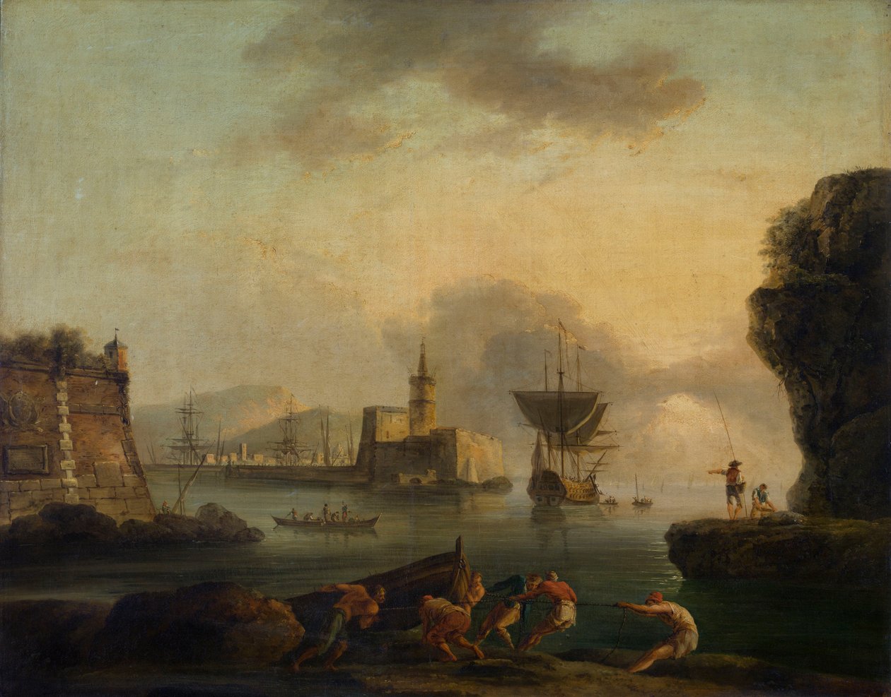 Neapol od Claude Joseph Vernet