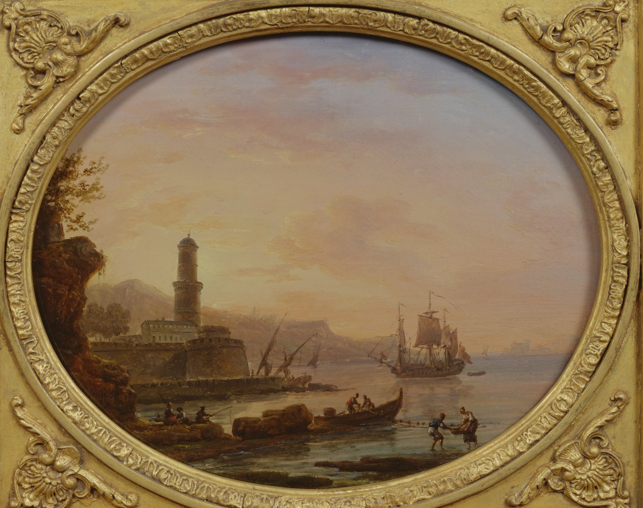 Přímořská krajina, 1764 od Claude Joseph Vernet