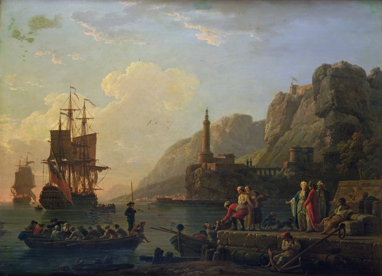 Přístav od Claude Joseph Vernet