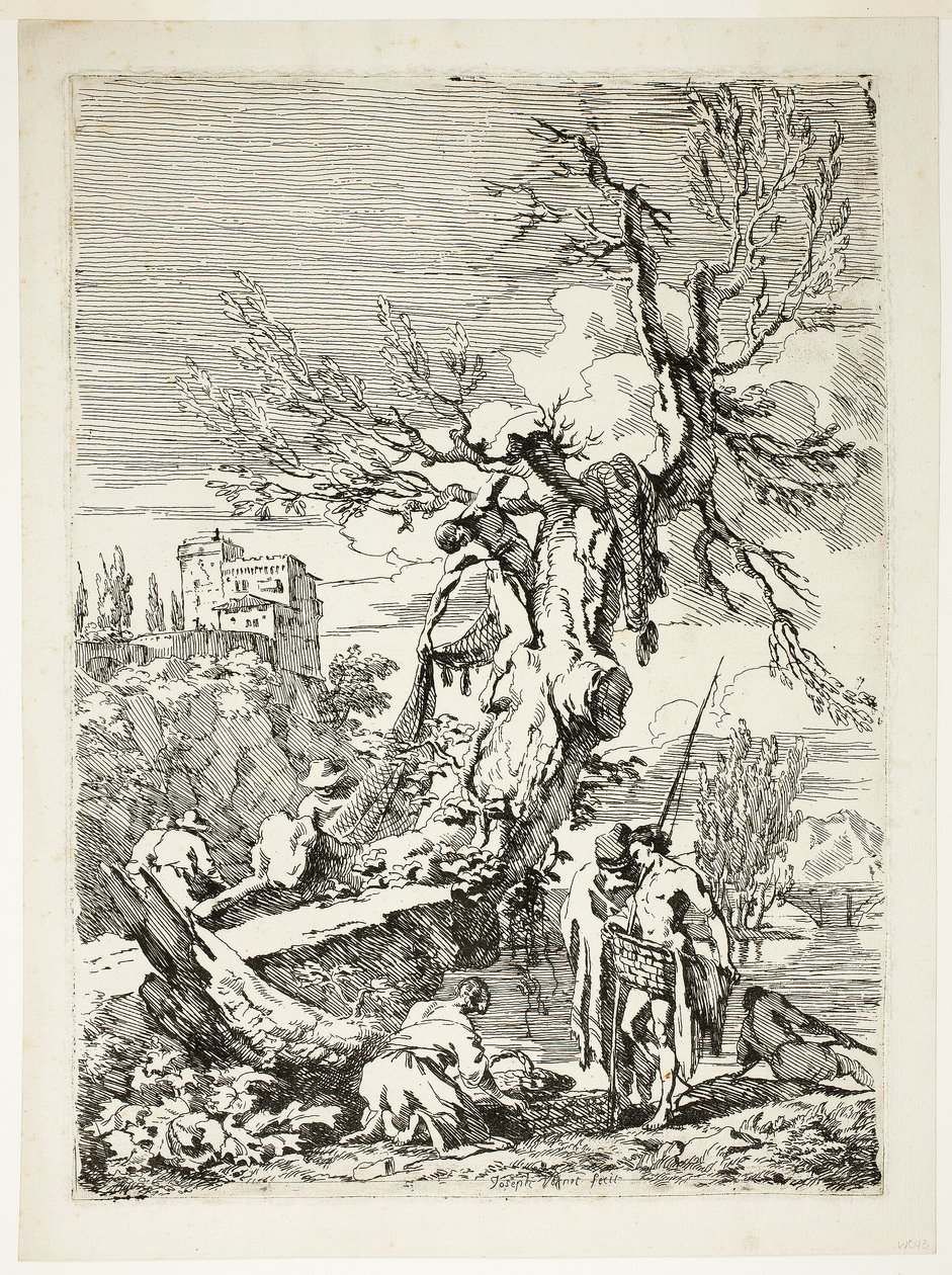 Návrat z rybolovu od Claude Joseph Vernet