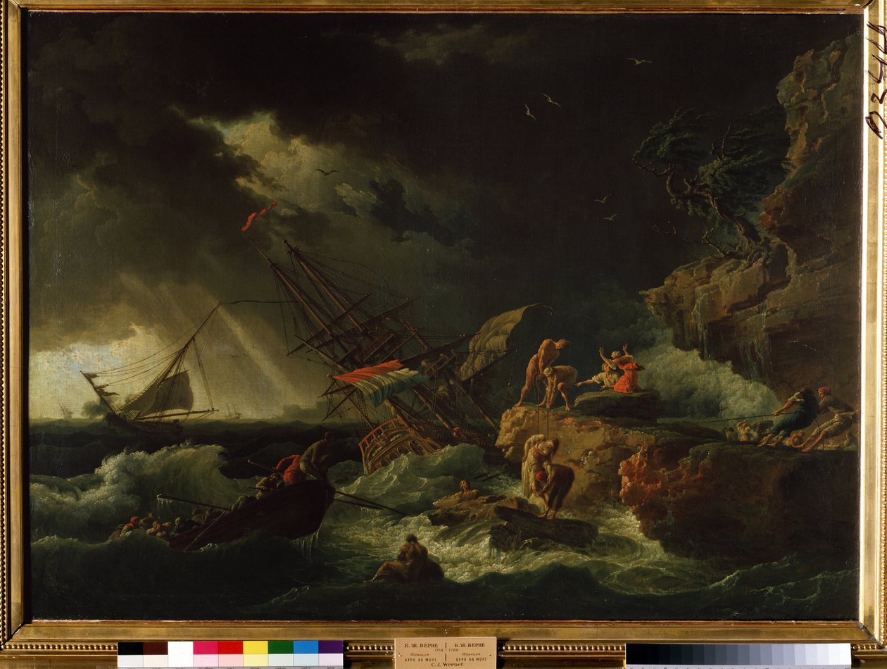 Neznámý obrázek od Claude Joseph Vernet