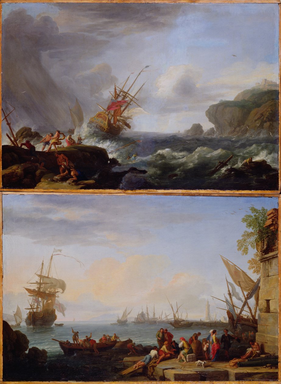 Neznámý obrázek od Claude Joseph Vernet