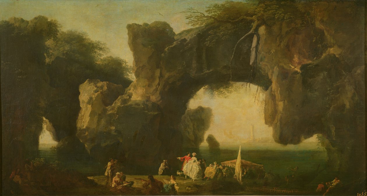 Pohled na Sorrento od Claude Joseph Vernet
