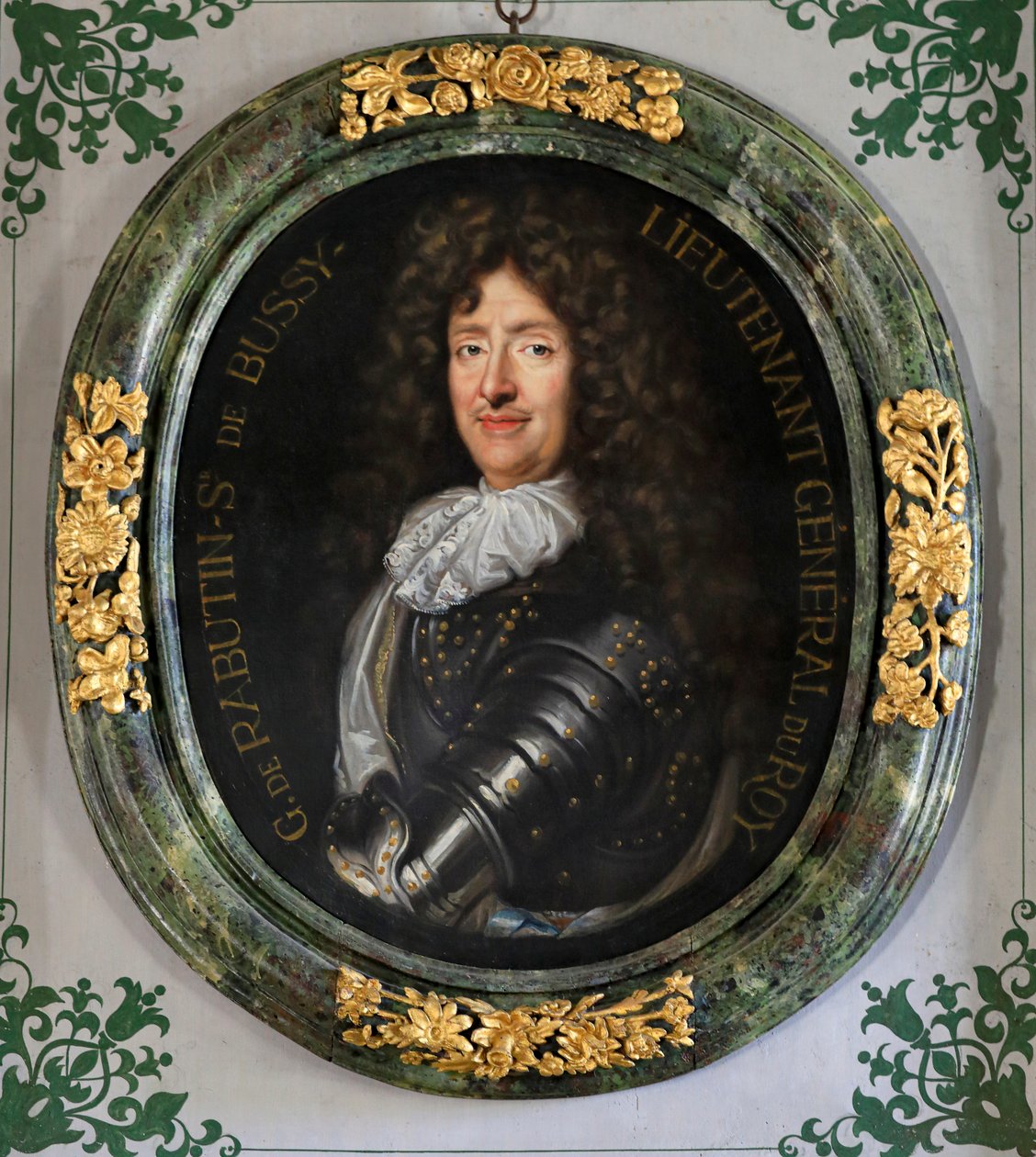 Portrét Rogera Bussy-Rabutina. Hrad Bussy-Rabutin. od Claude Lefebvre