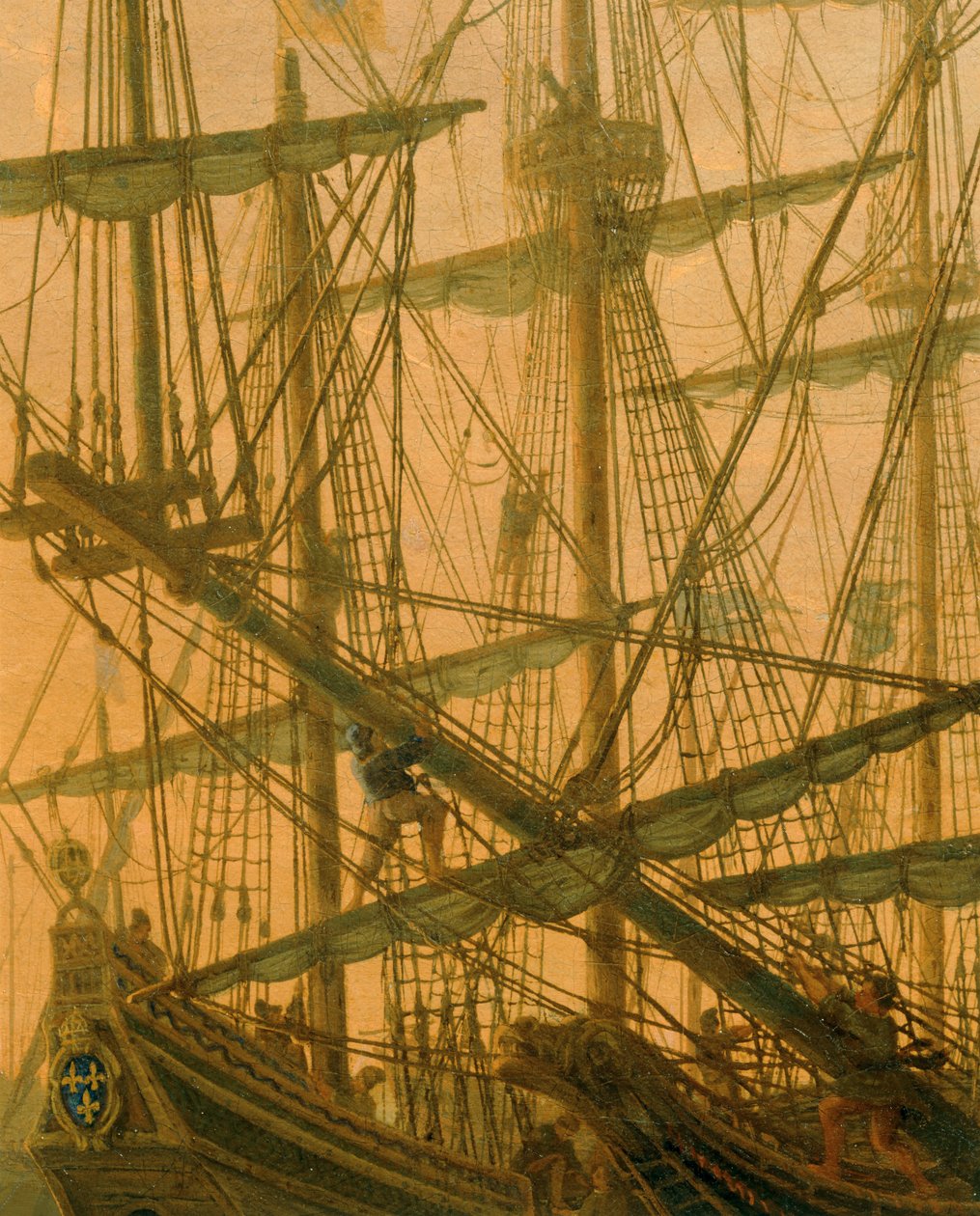 Přístav, zapadající slunce ... od Claude Lorrain (1600 82)