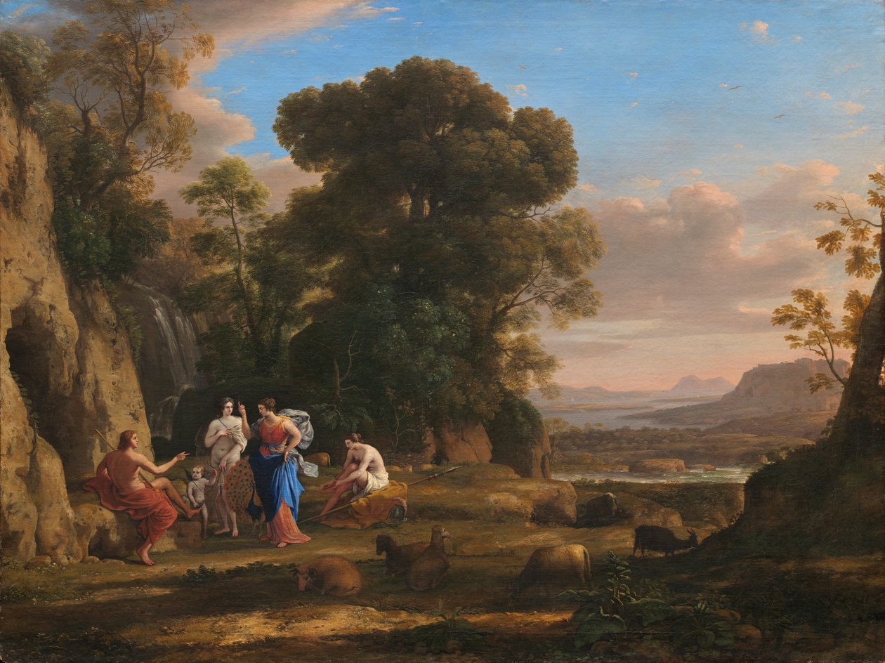 Soud v Paříži od Claude Lorrain