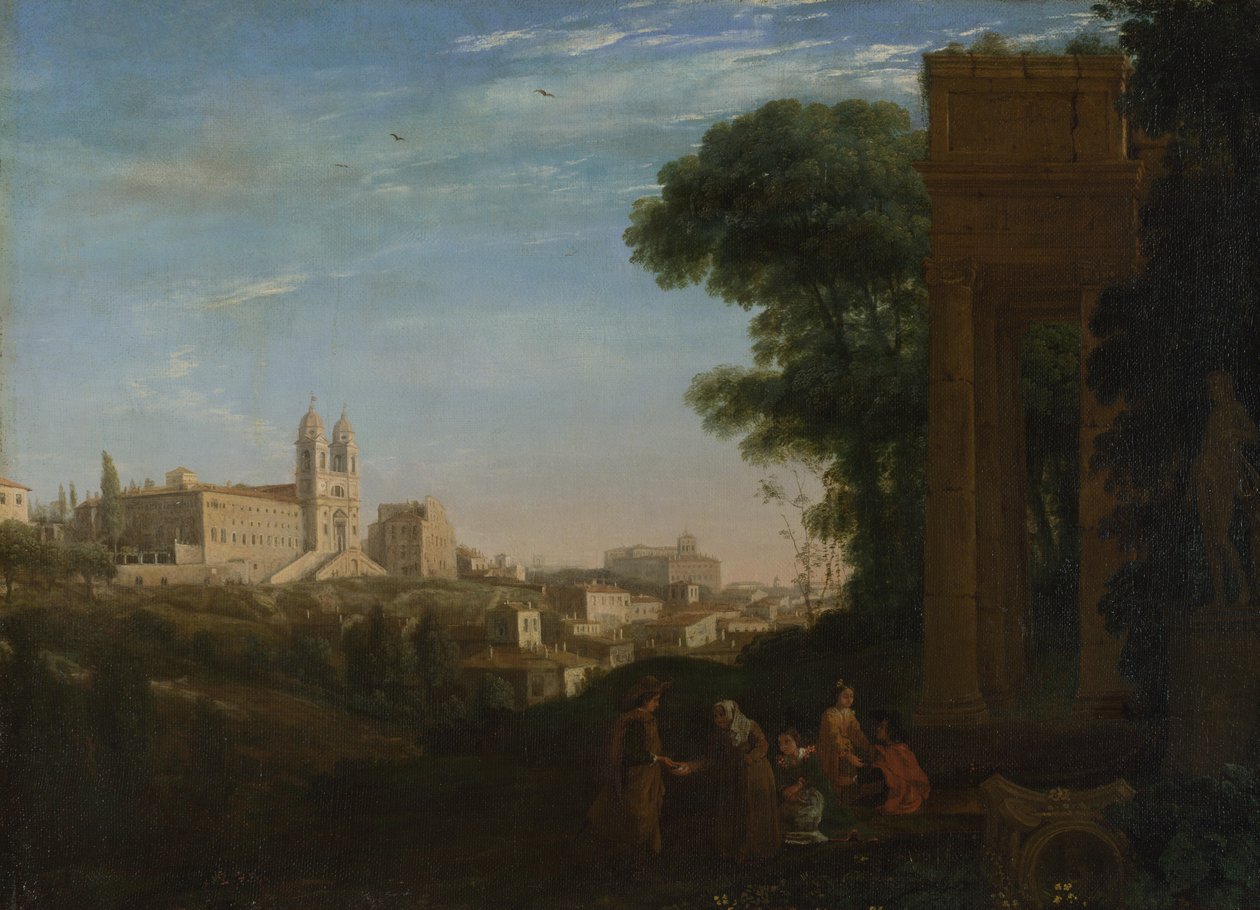 Pohled v Římě, 1632 od Claude Lorrain