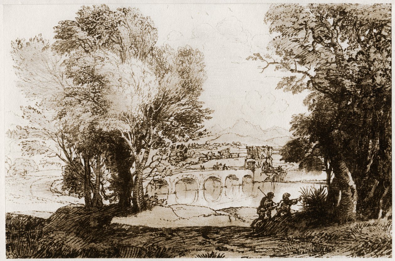 Italská krajina, 1913. od Claude Lorrain