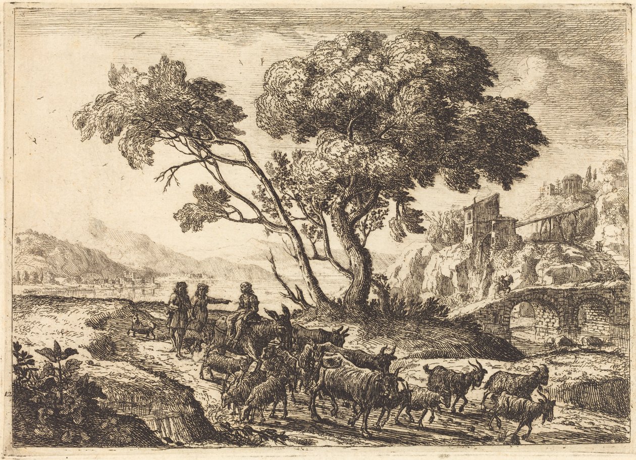 Odjezd do Polí od Claude Lorrain
