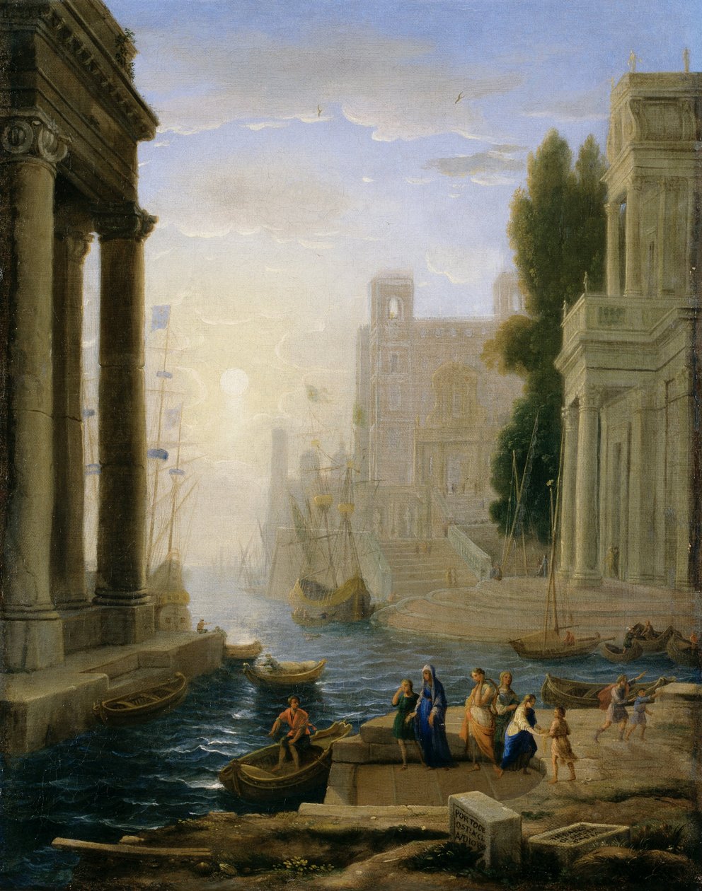 Nalodění svaté Pavly od Claude Lorrain