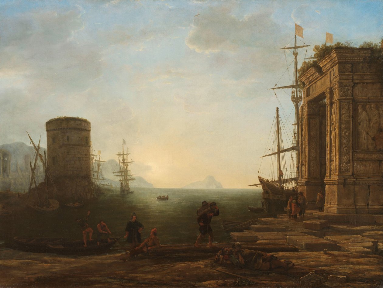 Přístav při východu slunce od Claude Lorrain