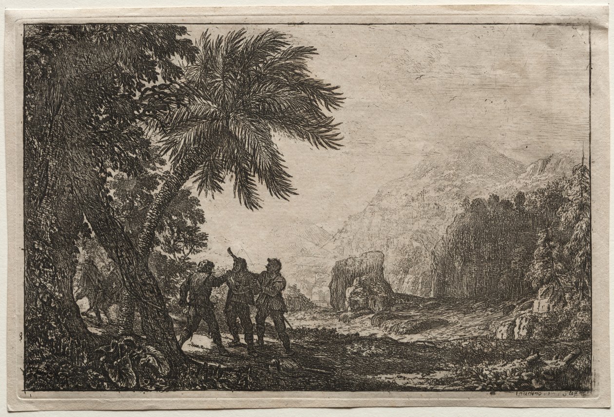 Krajina s lupiči od Claude Lorrain