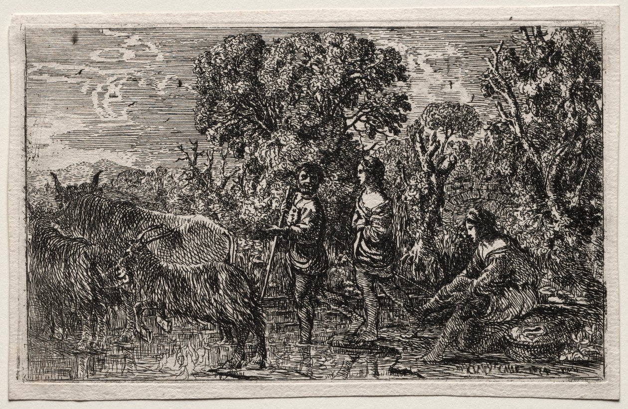 Přejezd brodu od Claude Lorrain