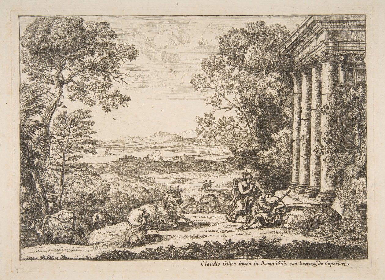 Merkur a Argus, 1662. od Claude Lorrain
