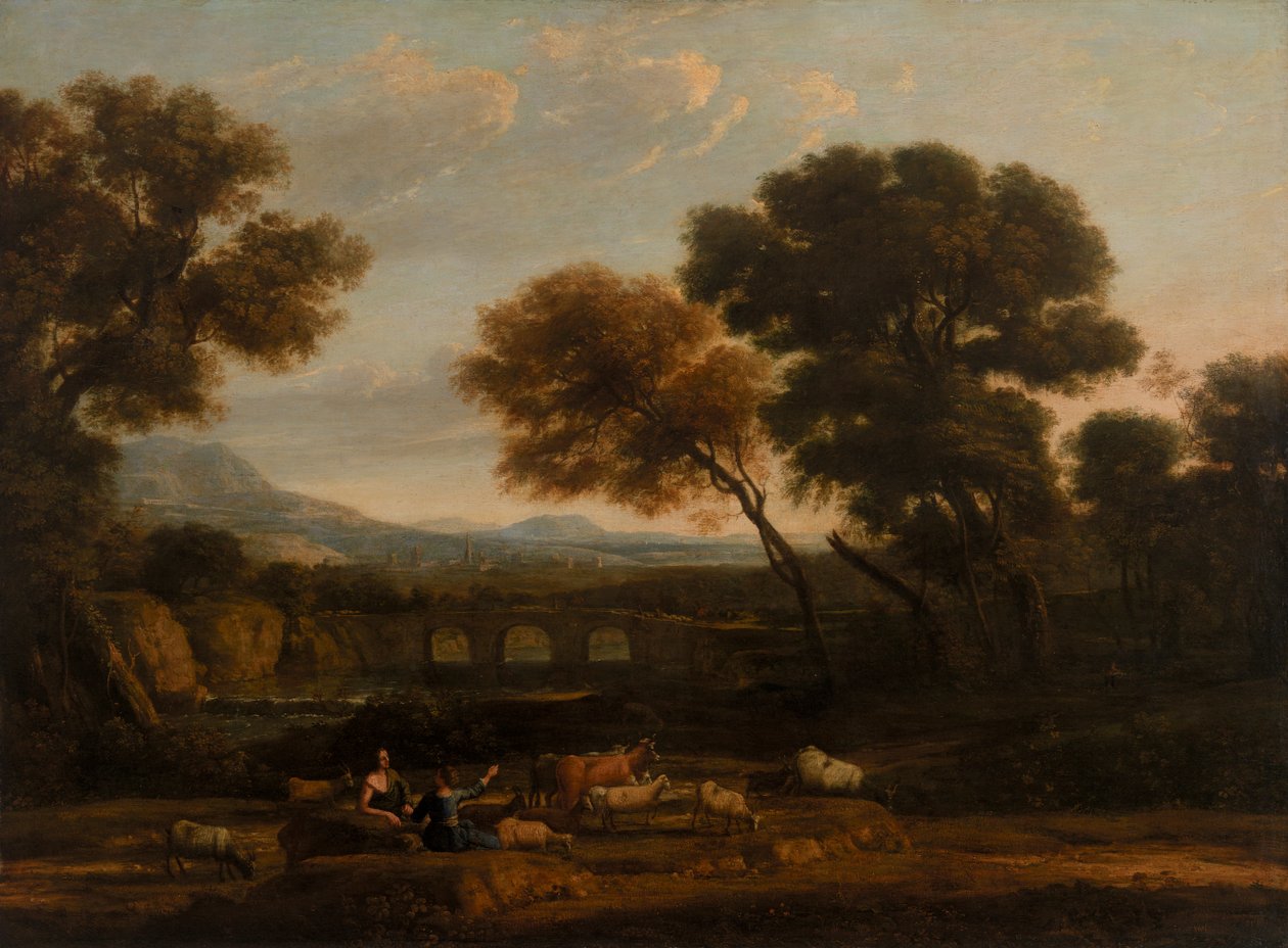 Pastorační krajina od Claude Lorrain