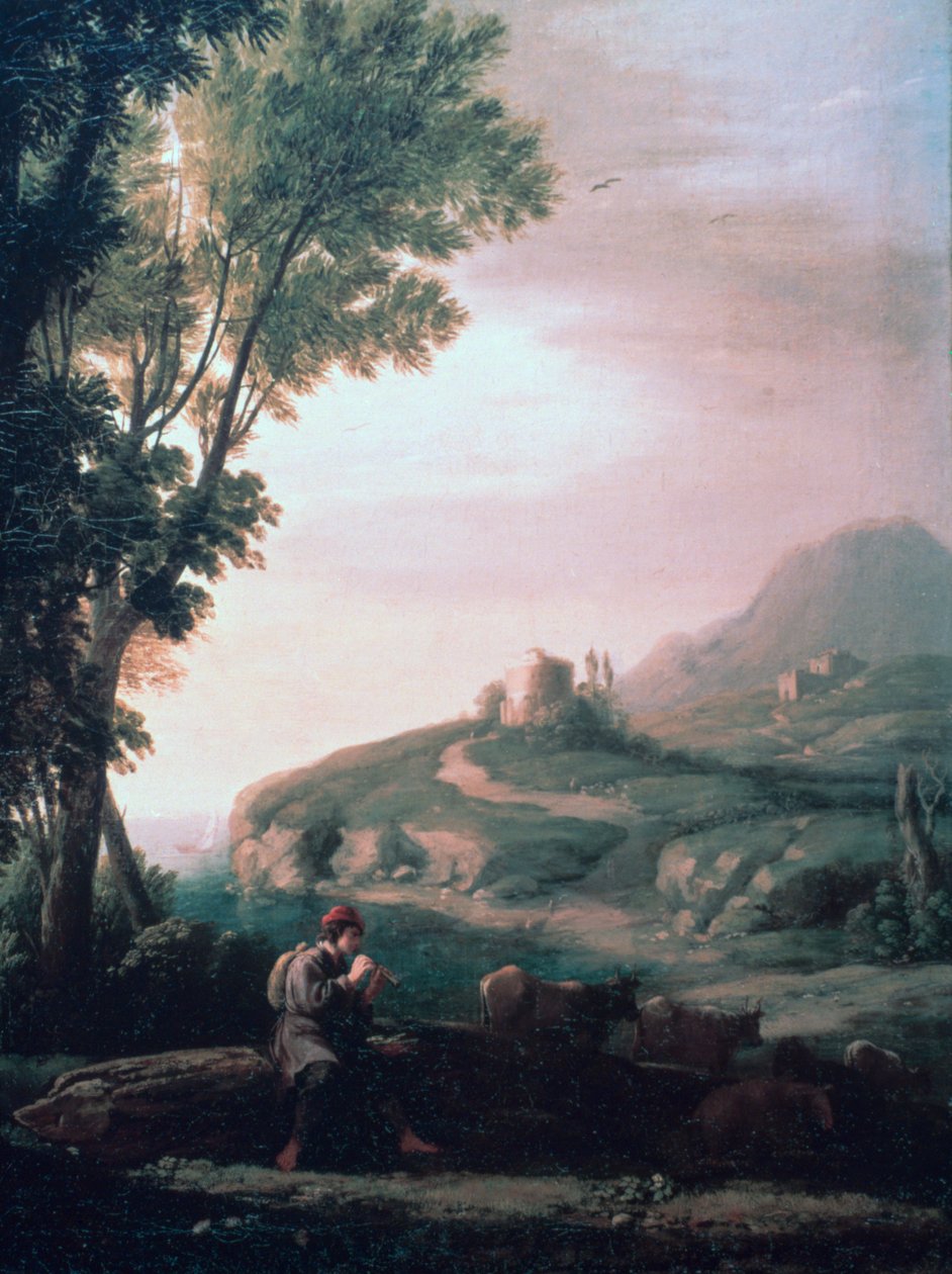 Pastorační krajina, c1620-1682 od Claude Lorrain