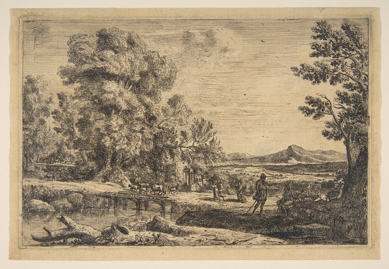 Rebecca a Eliezer, ca. 1638-41. od Claude Lorrain