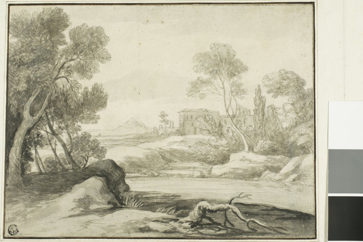 Říční scéna od Claude Lorrain